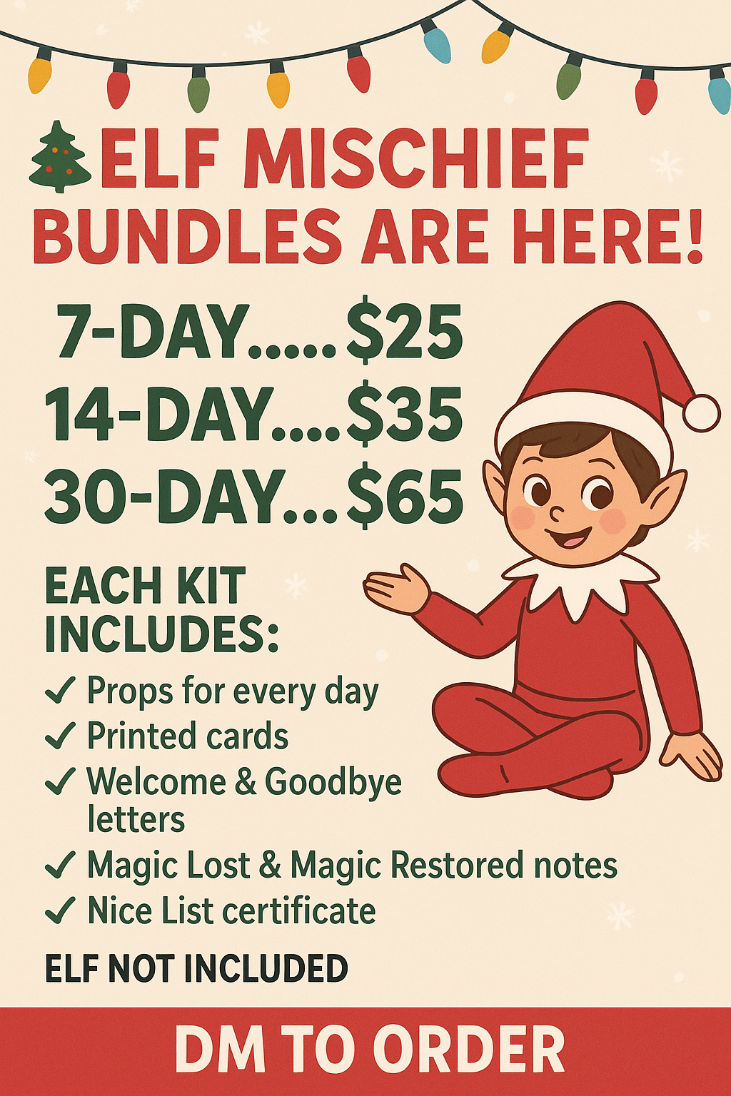 Elf on the shelf bundles
