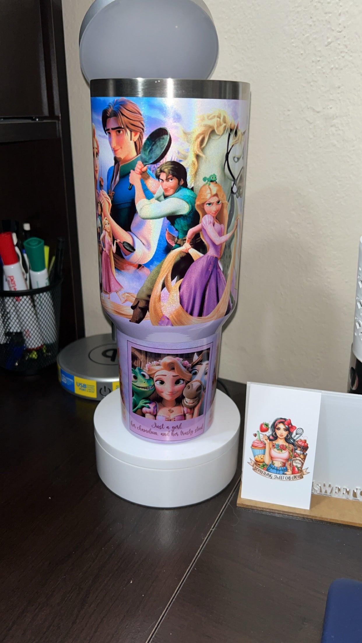 Glitter travel tumblers 40oz